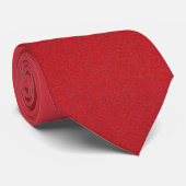 Glitter Bottom Tomaat Rood Custom Stropdas (Opgerold)