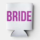 Glitter Bride Roze Blikjeskoeler (Voorkant)