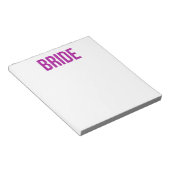 Glitter Bride Roze Notitieblok (Schuin)