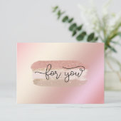 GLITTER BUSINESS CERTIFICAAT, cadeau voor u (Staand voorkant)