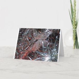 Glitter Butterfly Feestdagen Kaart