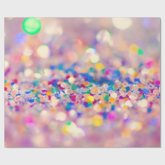 Glitter Cadeaupapier (Vlak)