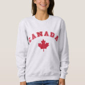 Glitter Canada Hoodie Sweatshirt Unisex Canada Day (Voorkant)