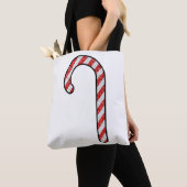 Glitter Candy Cane Draagtas (Dichtbij)