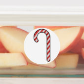 Glitter Candy Cane Labels (Aangebracht)