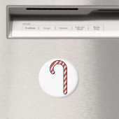 Glitter Candy Cane Magneet (Insitu (Vaatwasser))