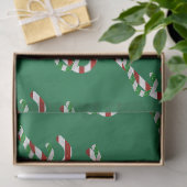 Glitter Candy Canes Tissuepapier (Geschenk)