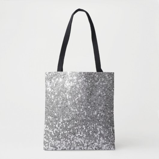 Glitter canvas tas (Voorkant)