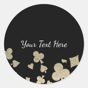 Glitter Casino Sticker
