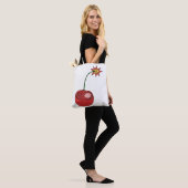 Glitter Cherry Bomb Draagtas (Op model)