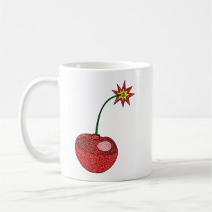 Glitter Cherry Bomb Koffiemok