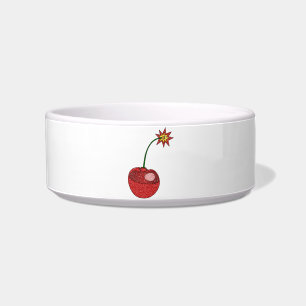 Glitter Cherry Bomb Voerbakje