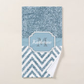 Glitter Chevron Bad Handdoek (Handdoek)