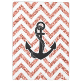 Glitter Chevrons Klembord (Achterkant)