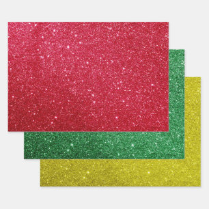 Glitter Christmas Wrapping Paper – Schattige en mo