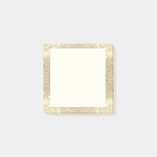 Glitter Classic Glamour Sparkle Faux Post-it® Notes (Voorkant)