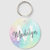 Glitter Colorful Glamoureus  Patroon Sleutelhanger (Voorkant)