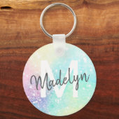 Glitter Colorful Glamoureus  Patroon Sleutelhanger (Voorkant)