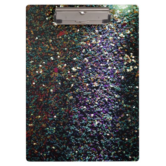 Glitter comet & sterren klembord (Voorkant)