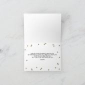 Glitter Confetti bedankkaart (Binnen)