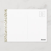 Glitter Confetti Bedankt Briefkaart (Achterkant)