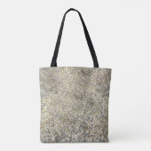 Glitter Crackle Moderne Chic Glam Sparkle Draagtas (Achterkant)
