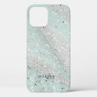Glitter Custom Name Hoesje-Mate iPhone Case