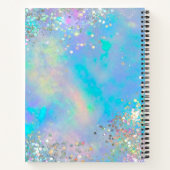 Glitter dacht dat ze Afstuderen kon geven Notitieboek (Achterkant)