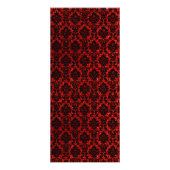 Glitter Damask Las Vegas Wedding Menu (Achterkant)