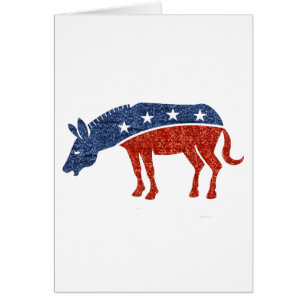 glitter democraat donkey