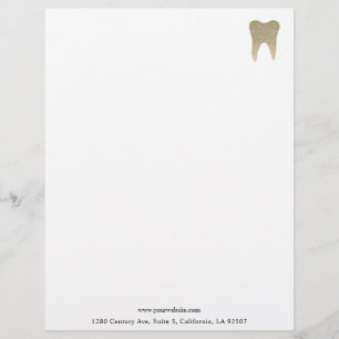 Glitter Dental Letterhead Briefhoofd