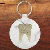 Glitter Dental Marble Pattern Sleutelhanger (Voorkant)