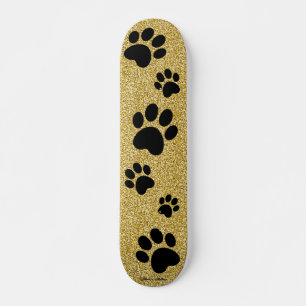 Glitter Dog schildert moderne meisjes Skateboard