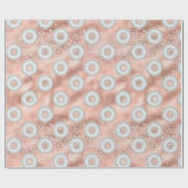 Glitter Donut Confetti Pattern Cadeaupapier (Vlak)