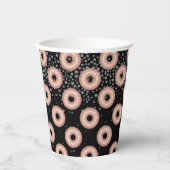 Glitter Donut Confetti Pattern Papieren Bekers (Voorkant)