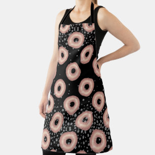 Glitter Donut Confetti Pattern Schort