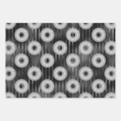 Glitter Donut Pattern Inpakpapier Vel (Voorkant 2)