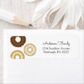 Glitter Donut Retouradres Etiket (Insitu)