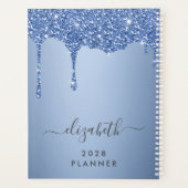 Glitter Drift Blue Specialized Planner (Achterkant)