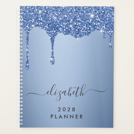 Glitter Drift Blue Specialized Planner (Voorkant)