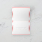 Glitter Drip Pink Baby Feet Dank je wel (Binnen)