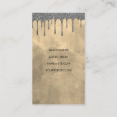 Glitter Drip | Scharen Logo Visitekaartje (Achterkant)