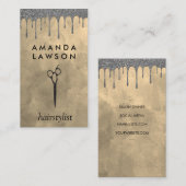 Glitter Drip | Scharen Logo Visitekaartje (Voorkant / Achterkant)