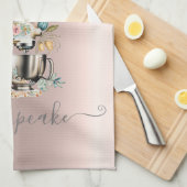 Glitter Drips Bloemmenger Roos Gold Theedoek (Quarter Fold)