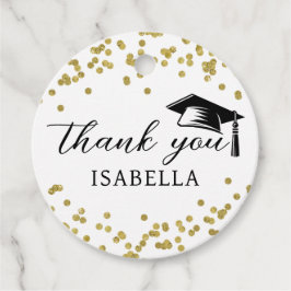 Glitter Dust Confetti Afstuderen Bedankt Bedankjes Labels