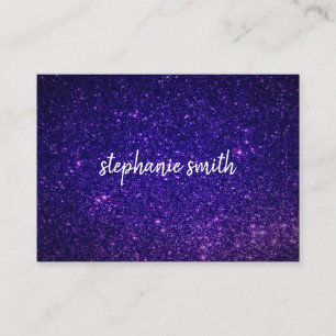 Glitter Dust Paars Visitekaartje