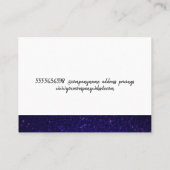 Glitter Dust Paars Visitekaartje (Achterkant)