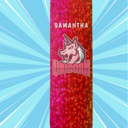 Glitter Eenhoorn Skateboard