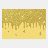 Glitter-effect en spaarpjes uitstrijken inpakpapier vel (Voorkant 3)