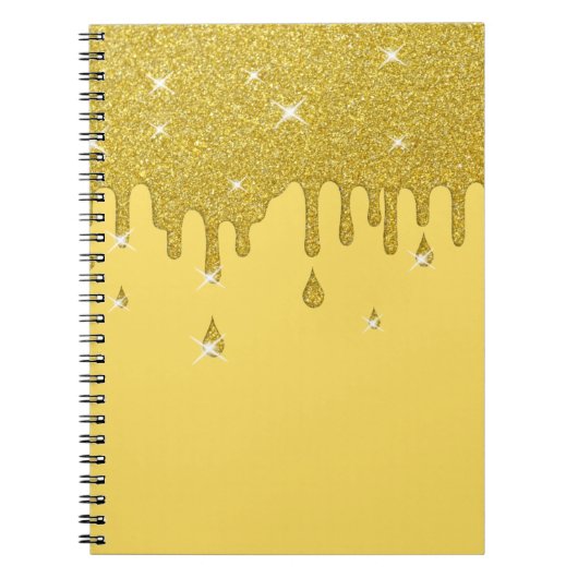 Glitter-effect en spaarpjes uitstrijken notitieboek (Voorkant)